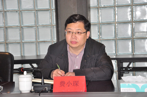 宁波市江北区副区长费小琛一行来工业物联网产业园考察