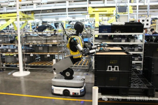 博特勒人形机器人搭载betway西汉姆联六维力产品岗前测试，落地极氪未来工厂      